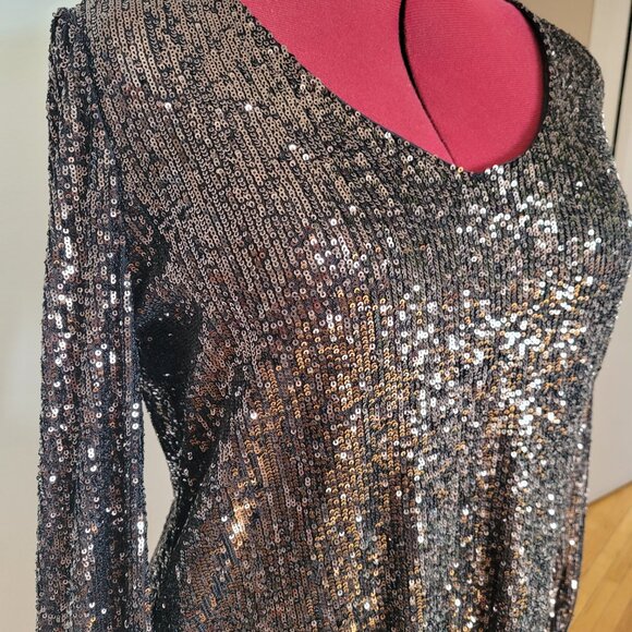 REITMANS Womens sequines mini dress size L - Picture 2 of 4
